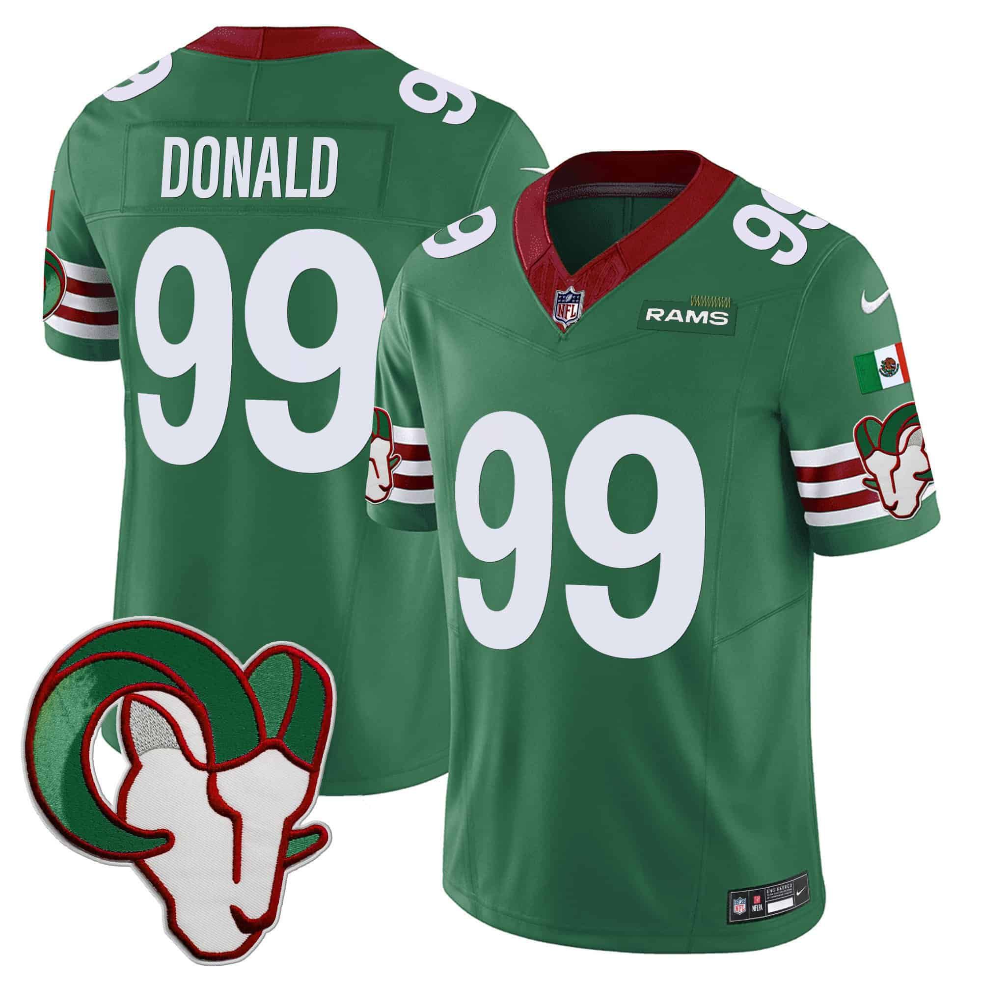 Men Los Angeles Rams #99 Donald Green 2024 Nike Mexico Vapor Limited NFL Jersey->indianapolis colts->NFL Jersey